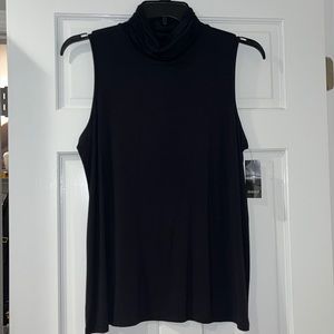 NWT Alfani Plus Size High Collared Sleeveless Shirt. Size 1X. Never worn.